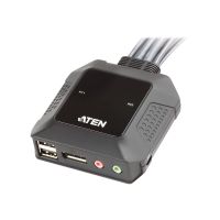 ATEN CS22DP - KVM-/Audio-/USB-Switch - 2 x KVM/Audio/USB