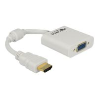 Delock Adapter HDMI-A Stecker > VGA Buchse - Videoadapter - HDMI männlich zu HD-15 (VGA)