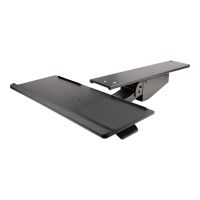 StarTech.com Tastaturablage - Höhenverstellbare Tastatur und Mausablage, 25 x 66 cm - Ergonomische Schreibtisch/Computer Tastaturablage mit Mauspad & Handgelenkauflage - Kipp/Drehfunktion (KBTRAYADJ2)