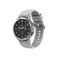 Samsung Galaxy Watch4 Classic - 46 mm - silber - intelligente Uhr mit Ridge Sport Band - Flouroelastomer - Silber - Anzeige 3.46 cm (1.4")