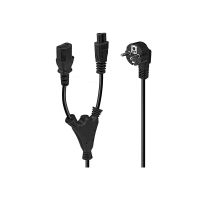 Lindy Stromkabel - power CEE 7/7 (S) zu power IEC 60320 C13, IEC 60320 C5