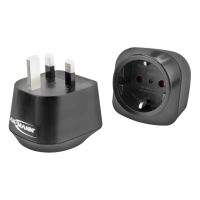 Ansmann 1250-0031, Typ G (VK), Typ C (Euro-Stecker), 220 - 250 V, Schwarz, 2500 W