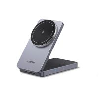 Ugreen W528, Drinnen, AC, Kabelloses Aufladen, Grau