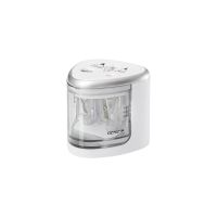 Genie PS 120, Elektrischer Bleistiftspitzer, Transparent, Weiß, 1,2 cm, 9 mm, Akku, AA