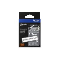 Brother HSe-211E - Schwarz auf Weiß - Rolle (0,52 cm x 1,5 m)