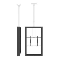 SMS Smart Media Solutions 703-014-1, Gehäuse, Schwarz, Aluminium, Edelstahl, Zimmerdecke, 400 x 400 mm, 139,7 cm (55 Zoll)