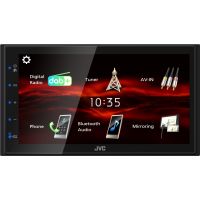 JVC KW-M180DBT, Schwarz, 180 W, 45 W, 20 - 20000 Hz, 4 Ohm, AAC, FLAC, MP3, WAV, WMA