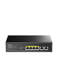 CUDY PoE+ Switch 65W GS1006P - - - - 1 - - 1 - Switch - 1 Gbps