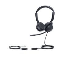 Yealink YHS36 E2 Dual Headset, Kabelgebunden, Büro/Callcenter, 20 - 20000 Hz, 129 g, Kopfhörer, Schwarz