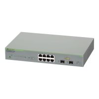Allied Telesis ALLIED webSmart switch 8x/1000TX+ 2x SFP ports EU Power - Switch