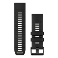 Garmin QuickFit, Band, Smartwatch, Schwarz, Grau, Garmin, f?nix 3 HR, f?nix 3 Sapphire, D2 Bravo, D2 Charlie, D2 Delta PX, D2 Mach 1 Pro, Descent Mk1,..., Silikon