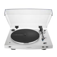 Audio-Technica AT-LP3XBTWH, Audio-Plattenspieler mit Riemenantrieb, Vollautomatisch, Weiß, Aluminium, 33 1/3,45 RPM, DC-Motor