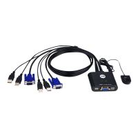 ATEN CS22U - KVM-Switch - 2 x KVM port(s) - 1 lokaler Benutzer