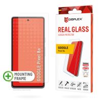 E.V.I. Displex Panzerglas (10H, 2D) für Google Pixel 8a, Eco-Montagerahmen, kratzer-resistent, Google, Pixel 8a, Trockene Anwendung, Staubresistent, Schlagfest, Kratzresistent, Schockresistent, Transparent, 1 Stück(e)