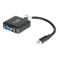C2G 20cm Mini DisplayPort to VGA Adapter - Thunderbolt to VGA Converter M/F - Black - VGA-Adapter - Mini DisplayPort (M)