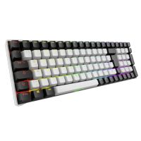 Sharkoon SGK50 S2, Tenkeyless (80 - 87 %), Verkabelt & Kabellos, RF Wireless, Mechanischer Switch, QWERTZ, LED