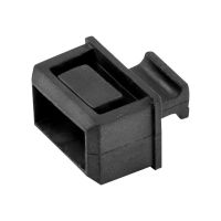 StarTech.com Staubschutzkappen für SFP - LWL SFP+ Schutzkappe - 10 Stück - Schutzumschlag - Schwarz (Packung mit 10)