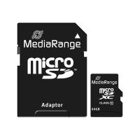 MEDIARANGE Flash-Speicherkarte (microSDXC-an-SD-Adapter inbegriffen)