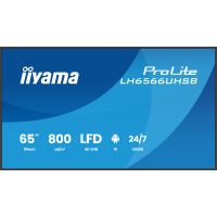 Iiyama LH6566UHSB-B1AG, Digital Signage Flachbildschirm, 165,1 cm (65"), LCD, 3840 x 2160 Pixel, WLAN, 24/7