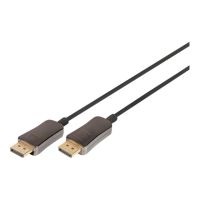 DIGITUS DisplayPort AOC Hybrid Glasfaserkabel, UHD 8K, 20 m