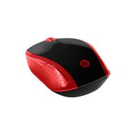 HP 200 - Maus - rechts- und linkshändig - optisch - kabellos - 2.4 GHz - kabelloser Empfänger (USB)