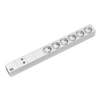 Bachmann Steckdosenleiste (Rack - einbaufähig) - Ausgangsanschlüsse: 6 - 1U - 48.3 cm (19")