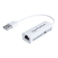 Manhattan USB-A Fast Ethernet Adapter, 10/100 Mbps Network, 480 Mbps (USB 2.0)