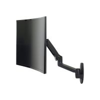 Ergotron LX - Befestigungskit (Gelenkarm, Erweiterungsadapter, Wandhalterung) - für LCD-Display - mattschwarz - Bildschirmgröße: bis zu 86,4 cm (bis zu 34 Zoll)