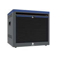 DEQSTER Cube - Schrankeinheit (nur Laden) - für 12 Tablets / Notebooks - verriegelbar - Bildschirmgröße: bis zu 39,6 cm (bis zu 15,6 Zoll)