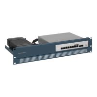 Rackmount.IT RM-CI-T18 - Montagesatz für Netzwerkgeräte - Rack montierbar - Metallisch Blau - 1.3U - 48.3 cm (19")