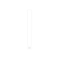 Zebra Z-Band UltraSoft - Polypropylen (PP) - Klebstoff - weiß - 25.4 x 279.4 mm 1050 Stck. (6 Rolle(n)