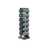 Zebra Gestell - zweiseitig - für 12 Multi-Slot-Halterungen