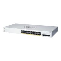 Cisco Business 220 Series CBS220-24T-4G - Switch - Smart - 24 x 10/100/1000 + 4 x Gigabit SFP (Uplink)