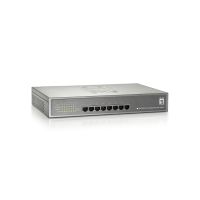 LevelOne GEP-0822 - Switch - unmanaged - 8 x 10/100/1000 (PoE+)