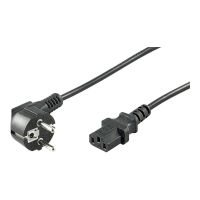 Wentronic goobay - Stromkabel - power CEE 7/7 (M) gewinkelt zu power IEC 60320 C13 gerade
