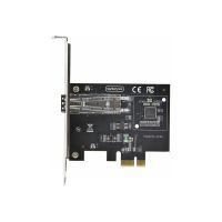 StarTech.com 1-Port GbE SFP Network Card, PCIe 2.1 x1, Intel I210-IS, 1GbE Controller, 1000BASE Copper/Fiber Optic, Single-Port Gigabit Ethernet NIC, Desktop/Server Backplanes - Windows and Linux Compatible (P011GI-NETWORK-CARD)
