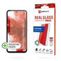 E.V.I. Displex Panzerglas (10H) + Case für Samsung Galaxy A54 5G, Eco-Montagerahmen, + Case, Tempered Glas, kratzer-resistente Schutzfolie, Samsung, Galaxy A54 5G, Trockene Anwendung, Schlagfest, Kratzresistent, Staubresistent, Transparent, 1 Stück(e)
