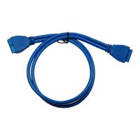 Inter-Tech USB-Verlängerungskabel - 20-poliger USB 3.0 Kopf (W)