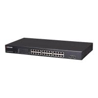 Intellinet 24-Port Gigabit Ethernet PoE+ Web-Managed Switch with 2 SFP Ports, 24 x PoE ports, IEEE 802.3at/af Power over Ethernet (PoE+/PoE)