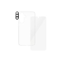 PanzerGlass CARE by PanzerGlass - 3-in-1 Schutzpacket - Schutzhülle hintere Abdeckung für Mobiltelefon - widerstandsfähig - Flaggschiff - Polyethylenterephthalat (PET)
