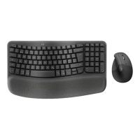 Logitech Wave Keys and Lift Combo - Tastatur-und-Maus-Set - kabellos - Bluetooth LE, 2.4 GHz - QWERTY - Nordisch (Dänisch/Finnisch/Norwegisch/Schwedisch)