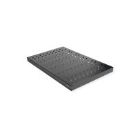 ROLINE Rack - Regal - 700 mm tief, Tragfähigkeit 50 kg - RAL 9005, Jet Black - 1U - 48.3 cm (19")