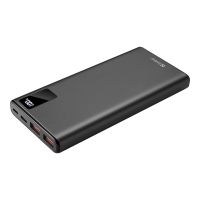 SANDBERG Powerbank - 10000 mAh - 37 Wh - 20 Watt - 3 A - QC 3.0, PD - 3 Ausgabeanschlussstellen (2 x USB, 24 pin USB-C)