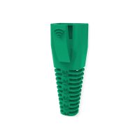 ROLINE Netzwerkkabel-Knickschutz - RJ-45, zuschneidbar - grün (Packung mit 10)