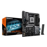 Gigabyte X870E EAGLE X3D WIFI7 Mainboard – Unterstützt AMD Ryzen 9000 CPUs, digitales 14+2+2-Phasen-VRM, bis zu 9000 Hz DDR5 (OC), 1× PCIe 5.0 + 3× PCIe 4.0, Wi-Fi 7, 5-GbE-LAN, USB 4, AMD, Sockel AM5, AMD Ryzen 7000 Series, AMD Ryzen 8000 Series, AMD Ryz