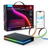 Govee H8604, Intelligenter Leuchtstreifen, Wi-Fi/Bluetooth, Schwarz, LED, Multi, 450 lm