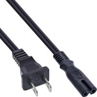 InLine Netzkabel - Netzstecker USA auf Euro 8 C7 Stecker - 1,8m