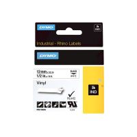 Dymo IND All-Purpose - Vinyl - Klebstoff - Schwarz auf Weiß - Rolle (1,2 cm x 5 m)