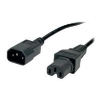 VALUE Stromkabel - IEC 60320 C14 zu IEC 60320 C15