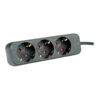 ROLINE Steckdosenleiste - Wechselstrom 250 V - 3600 Watt - Eingabe, Eingang CEE 7/4 - Ausgangsanschlüsse: 3 (3 x CEE 7/4)